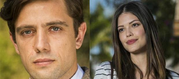 Cris e Danilo vão trocar juras de amor em Espelho da Vida (Foto: Globo) Cris e Danilo vão trocar juras de amor em Espelho da Vida (Foto: Globo)