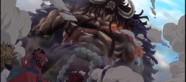One Piece" synopsis: Sanji has taken out the capsule & Big Mom falls into the sea: Image credit: MarcoThePhoenix/YouTube One Piece" synopsis: Sanji has taken out the capsule & Big Mom falls into the sea: Image credit: MarcoThePhoenix/YouTube