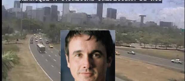 Imagens de câmeras da prefeitura registraram o acidente. (Foto/Reprodução) Imagens de câmeras da prefeitura registraram o acidente. (Foto/Reprodução)