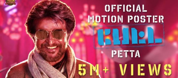 " Petta" is ahit and comes just 2 months after success of "2.0" Photo -Image credit( Sun Tv/ Youtube.com) " Petta" is ahit and comes just 2 months after success of "2.0" Photo -Image credit( Sun Tv/ Youtube.com)