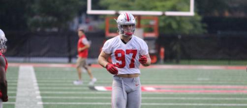 Joey Bosa is widely expected to be the first pick in the 2019 NFL Draft. [Image Source: Flickr | Eleven Warriors]
