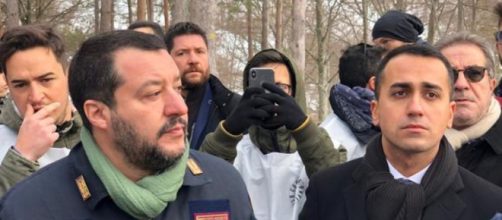 Matteo Salvini e Luigi Di Maio a Rigopiano. Blasting News