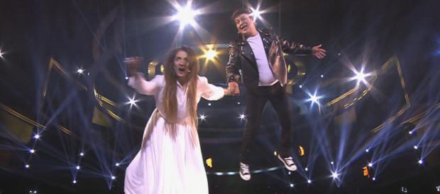 Silvia Abril y José Corbacho, como Amaia y Alfred en el Concierto de Año Nuevo. / ANTENA 3 TV Silvia Abril y José Corbacho, como Amaia y Alfred en el Concierto de Año Nuevo. / ANTENA 3 TV