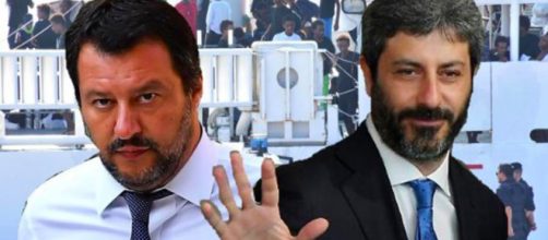 Matteo Salvini ed il Presidente Roberto Fico