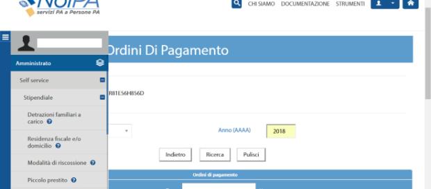 Ordine di pagamento, stipendio gennaio 2019 Ordine di pagamento, stipendio gennaio 2019