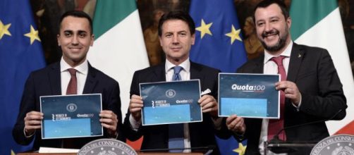 Di Maio, Conte e Salvini - iltempo.it