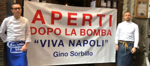Napoli, Gino Sorbillo riapre la pizzeria dopo la bomba - scattidigusto.it
