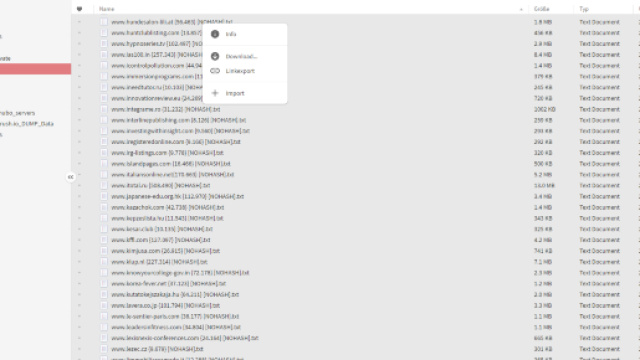 Lista dei dati diffusi all'interno del Web che contengono combo di email e password, sono pi&ugrave; di 12,000 file separati dal peso di oltre 87GB