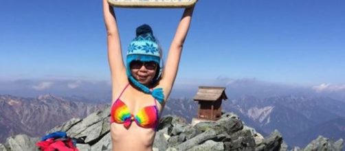 Taiwan, deceduta Gigi Wu: è morta congelata dopo essere caduta in una gola la scalatrice in bikini
