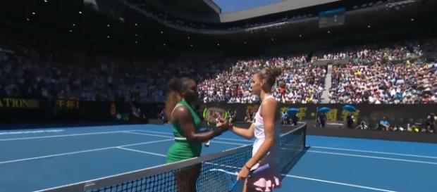 Karolina Pliskova beats Serena Williams at their 2019 Australian Open quarterfinals match. Image credit - Australian Open | YouTube Karolina Pliskova beats Serena Williams at their 2019 Australian Open quarterfinals match. Image credit - Australian Open | YouTube