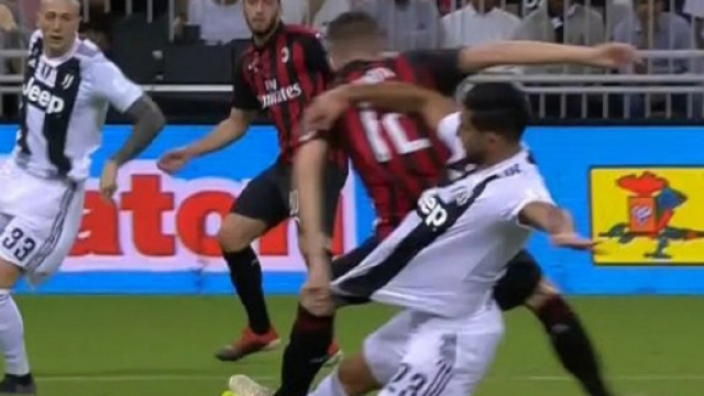 Fallo di Emre Can su Conti con mancato intervento del VAR