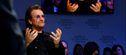 Bono a Davos in occasione del World Economic Forum