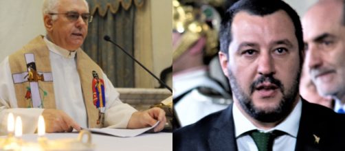 Don Farinella contro Matteo Salvini.