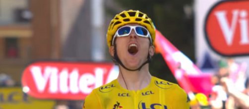 Geraint Thomas in trionfo al Tour de France