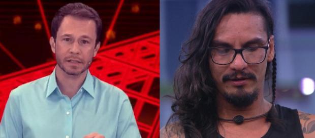 Tiago Leifert e Vanderson do BBB19 (Reprodução Gshow) Tiago Leifert e Vanderson do BBB19 (Reprodução Gshow)