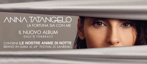 Anna Tatangelo presenterà il brano "Le nostre anime di notte" al Festival di Sanremo