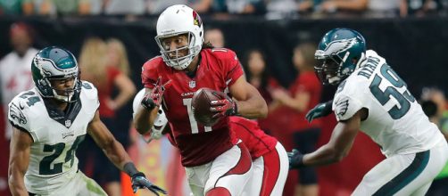 Larry Fitzgerald is returning to the Arizona Cardinals. [Image Source: NFL - YouTube]