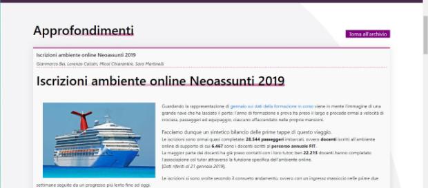 Indire, bilanci iniziali e patti formativi Indire, bilanci iniziali e patti formativi