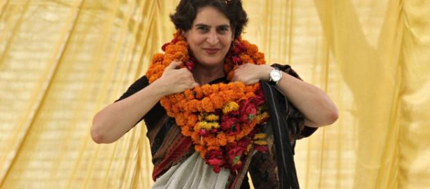 Priyanka Gandhi enters politics and Congress looks up Photo-Image credit (screenshot -Times now/ Youtube.com) Priyanka Gandhi enters politics and Congress looks up Photo-Image credit (screenshot -Times now/ Youtube.com)