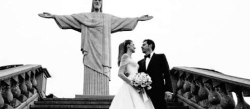 Casamento aos pés do Cristo Redentor (Reprodução/Facebook)
