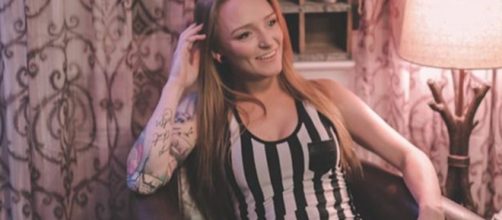 Maci Bookout is seen in a black and white shirt. [Photo via Instagram]