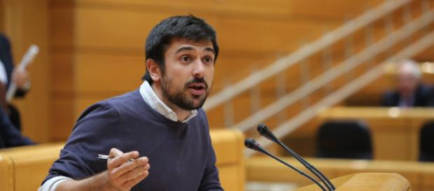 El secretario general de Podemos en Madrid, Ramón Espinar, durante una intervención en el Senado. EP (El Independiente) El secretario general de Podemos en Madrid, Ramón Espinar, durante una intervención en el Senado. EP (El Independiente)