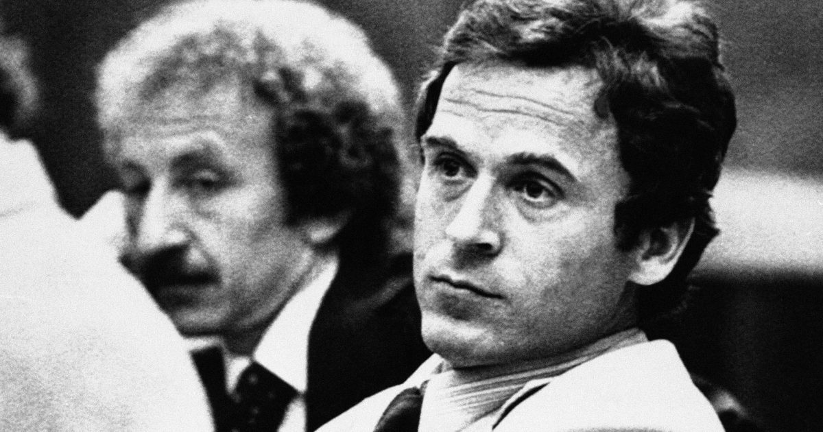 Serial killer Ted Bundy dies in the electric chair in Florida on January 24,  1989. 