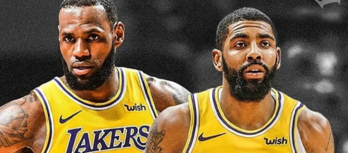 Kyrie and lebron lakers online