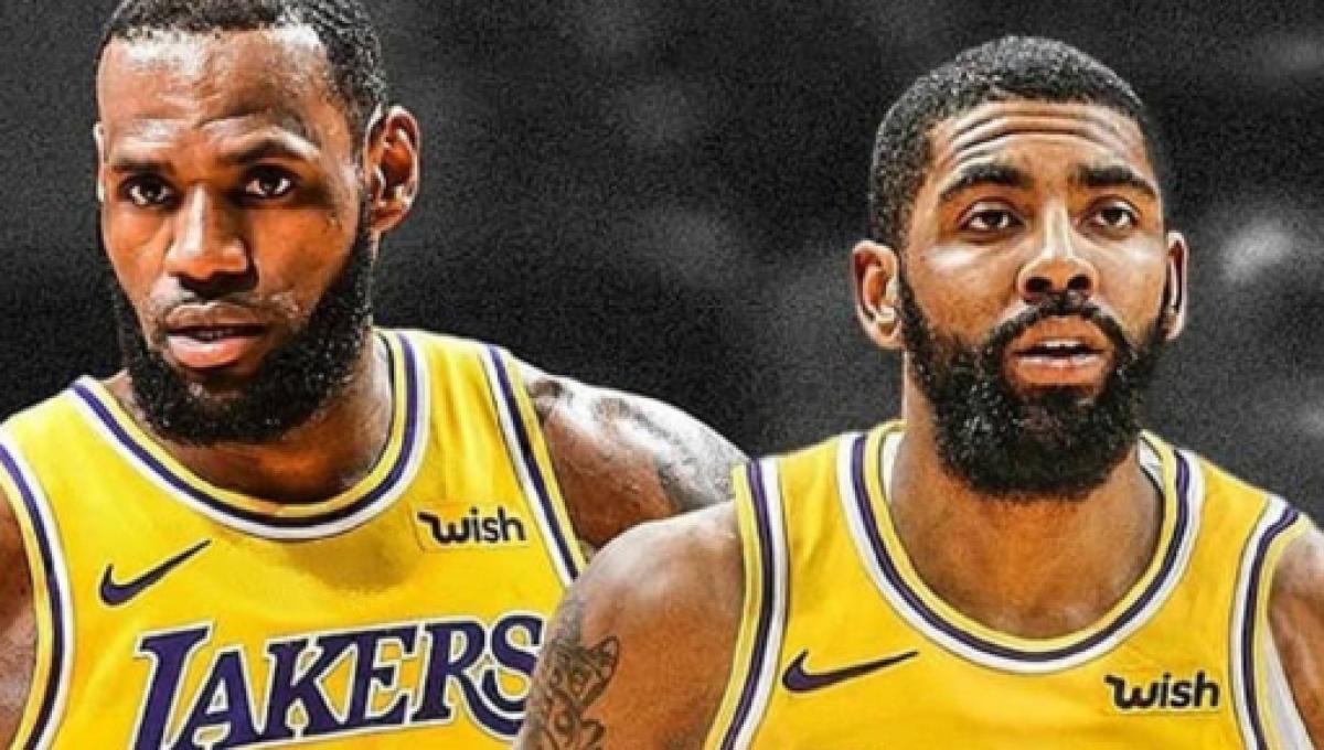 lebron and kyrie lakers