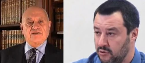 L'ex pm Carlo Nordio e Matteo Salvini