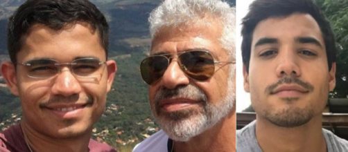 Lulu Santos, namorado e Bruno Gadiol (Reprodução Instagram)