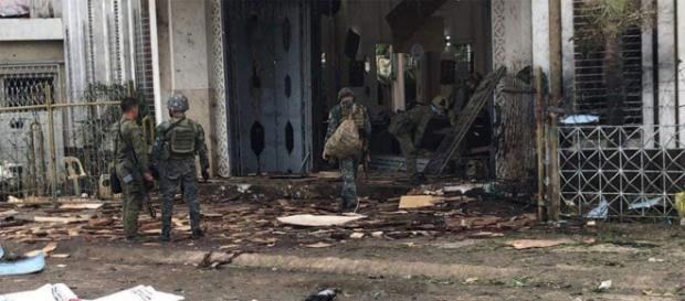 Aftermath of the church bombing in Southern Philippines - Image credit-staronline/youtube.com Aftermath of the church bombing in Southern Philippines - Image credit-staronline/youtube.com