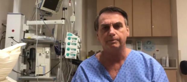 Bolsonaro grava vídeo em hospital e fala sobre tragédia em Brumadinho (Reprodução/Twitter) Bolsonaro grava vídeo em hospital e fala sobre tragédia em Brumadinho (Reprodução/Twitter)