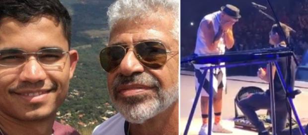Lulu Santos é pedido em casamento (Reprodução Instagram) Lulu Santos é pedido em casamento (Reprodução Instagram)