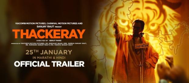 The publicity blurb of "Thackeray" starring Nawazuddin Siddiqui-Photo-(Image- screenshot-Viacom 18/ Youtube.com) The publicity blurb of "Thackeray" starring Nawazuddin Siddiqui-Photo-(Image- screenshot-Viacom 18/ Youtube.com)