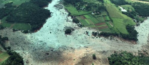 Desastre causado pelo rompimento da barragem de Brumadinho (Divulgação/Presidência da República)