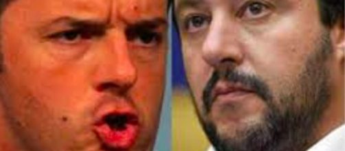 Matteo Renzi ed il Ministro Matteo Salvini
