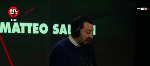 Matteo Salvini ospite in radio