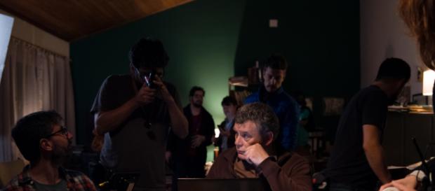 Foto mostra os bastidores da série 'Contracapa', da TV Brasil (Divulgação/GP7 Cinema). Foto mostra os bastidores da série 'Contracapa', da TV Brasil (Divulgação/GP7 Cinema).
