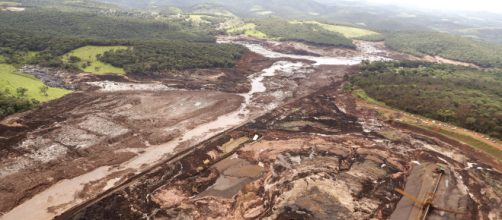 A destruição causado pela lama em Brumadinho têm responsáveis. (Foto/Reprodução)