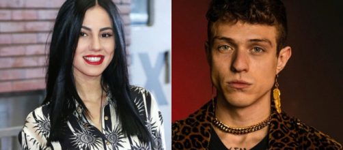 Giulia De Lellis e Irama sono ancora fidanzati: selfie in treno con Cristiano Malgioglio.