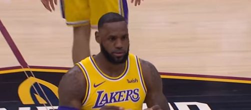 LeBron James soon to return to Lakers NBA team after injury - Image creit - ESPN | YouTube