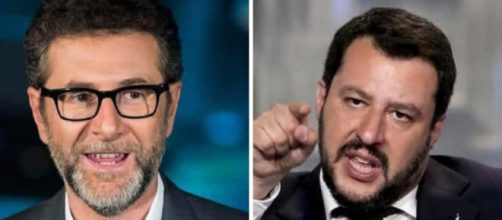 Migranti, Matteo Salvini contro Fabio Fazio e il Pd