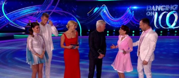 Two more Celebrities face the Skate-Off to secure their place in the competion for one more week (Image credit: Dancing On Ice/ITVhub) Two more Celebrities face the Skate-Off to secure their place in the competion for one more week (Image credit: Dancing On Ice/ITVhub)