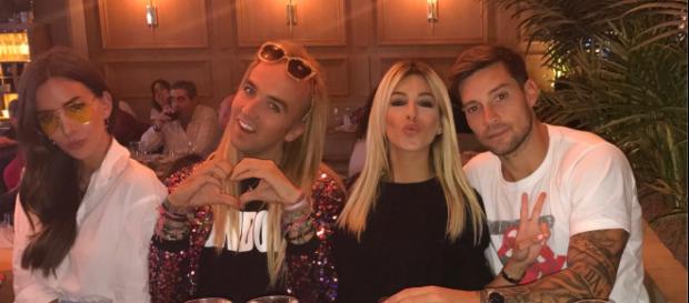 De dcha a izq: Luis Mateucci, Oriana Marzoli, Aless Gibaja y Aylén Milla De dcha a izq: Luis Mateucci, Oriana Marzoli, Aless Gibaja y Aylén Milla
