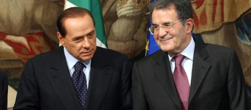 Silvio Berlusconi e Romano Prodi, l'impensabile asse
