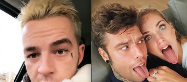 Salmo, Fedez e Chiara Ferragni Salmo, Fedez e Chiara Ferragni
