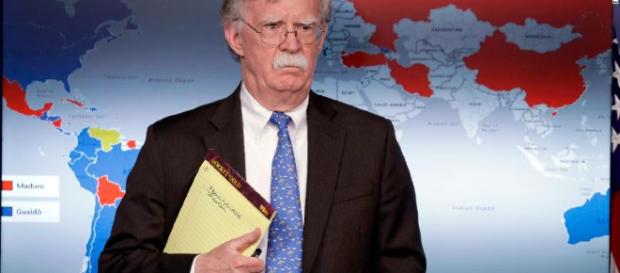 White House not tamping down tensions after Bolton seen holding ... - cnn.com White House not tamping down tensions after Bolton seen holding ... - cnn.com