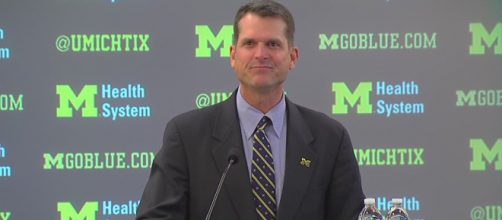Coach Harbaugh could have an incredible 2020 class just by landing two local stars. - [WXYZ-TV / YouTube screencap]