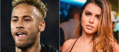 Neymar e Isabella trocaram contatos (Reprodução Instagram Neymar / Instagram Isabella)